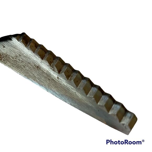 Vtg Cross Blade Pinking Shears 7 inch Black Sewing Crafts Collectible Japan Made - Picture 3 of 6